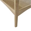 Madison Park Parker Mid-Century Solid Wood Coffee Table in Off White
