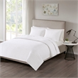 510 Design Otto 3-Piece Polyester Microfiber Coverlet Set in White