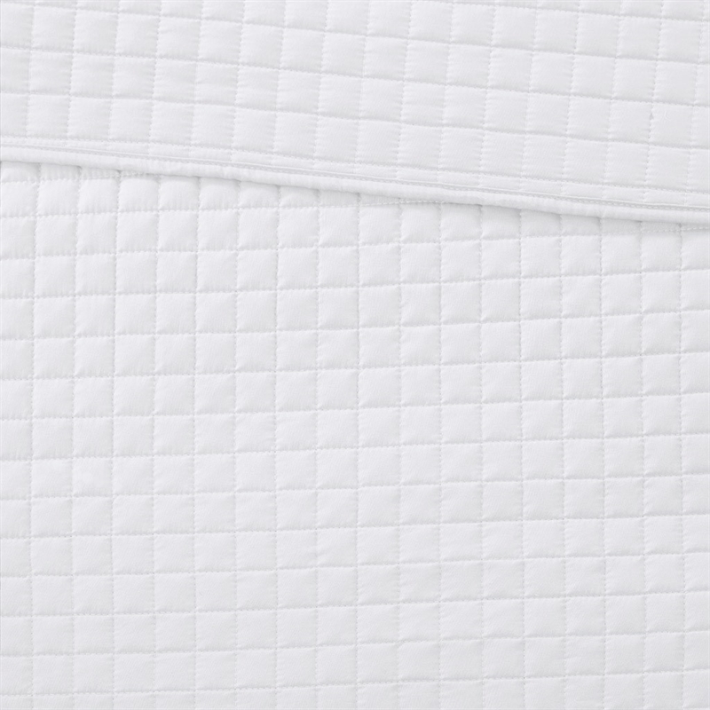 510 Design Otto 3-Piece Polyester Microfiber Coverlet Set in White