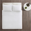 510 Design Otto 3-Piece Polyester Microfiber Coverlet Set in White