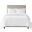 510 Design Otto 3-Piece Polyester Microfiber Coverlet Set in White