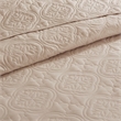 510 Design Oakley Polyester Microfiber Bedspread Set in Khaki Brown
