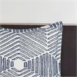 INK+IVY Ellipse Cotton Clipped Jacquard Comforter Set in Navy