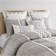 INK+IVY Imani Modern Cotton Comforter Mini Set in Gray Finish