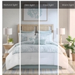 Harbor House Maya Bay Cotton Comforter Bedding Set with Embroidery in White