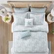 Harbor House Maya Bay Cotton Comforter Bedding Set with Embroidery - White