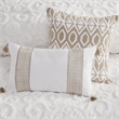 Harbor House Suzanna Cotton Comforter Mini Set with Embroidery in Ivory