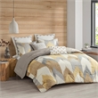 INK+IVY Mid-Century Cotton Printed Comforter Mini Set in Yellow