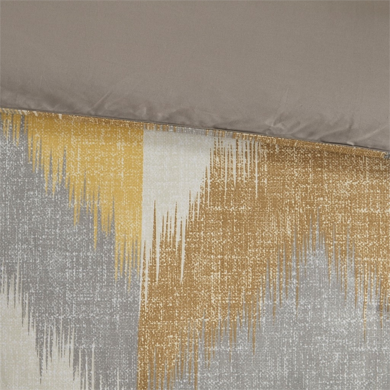 INK+IVY Mid-Century Cotton Printed Comforter Mini Set in Yellow
