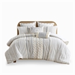 INK+IVY Mid-Century Cotton Printed Comforter Mini Set in Ivory