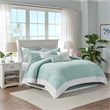 Harbor House Coastline Cotton Jacquard Comforter Set with Embroidery - Blue
