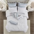 Harbor House Crystal Beach Cotton Quilted Comforter Set in White