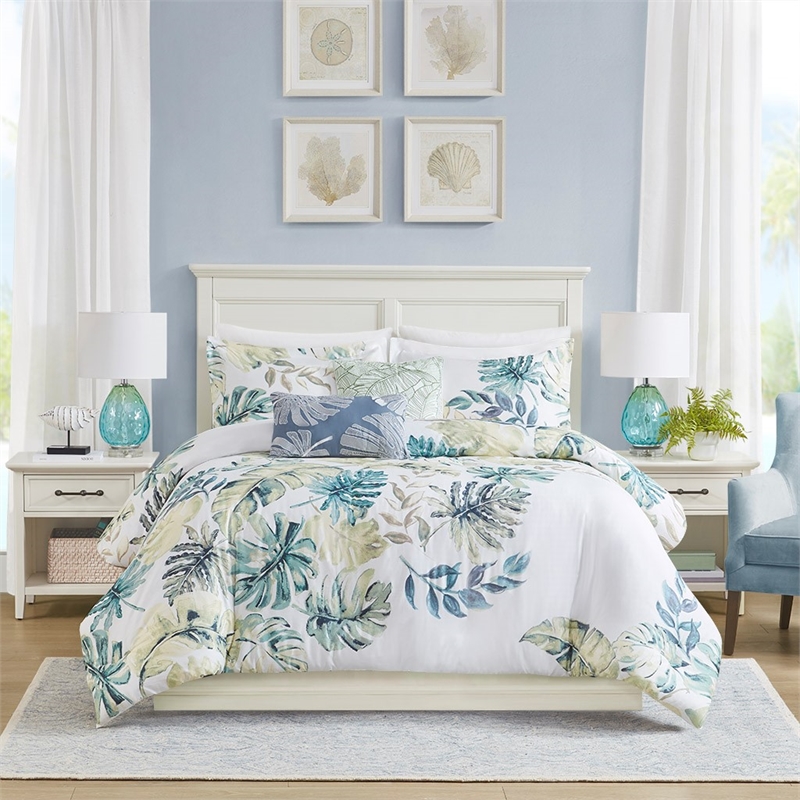 Harbor House Lorelai 5-Piece Cotton Sateen Printed Duvet Set in Multi-Color