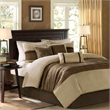 Madison Park Palmer 7-piece Polyester Microsuede Comforter Set in Natural Finish