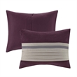 Madison Park Palmer 7-piece Polyester Microsuede Comforter Set in Purple/Brown