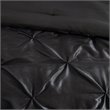 Madison Park Laurel 7-piece Farmhouse Polyester Polyoni Comforter Set in Black