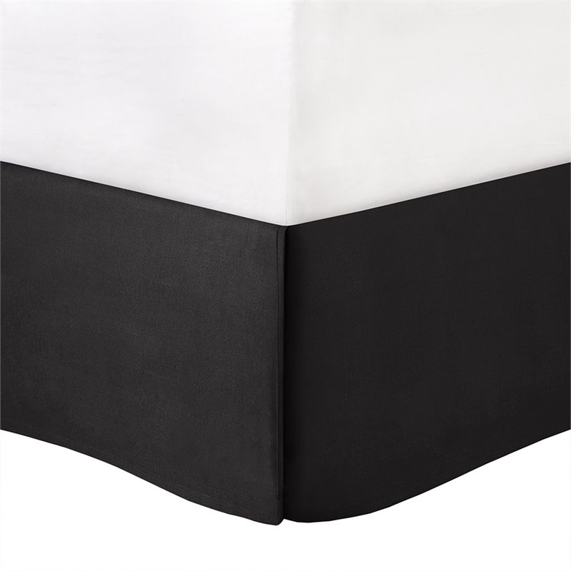 Madison Park Laurel 7-piece Farmhouse Polyester Polyoni Comforter Set in Black