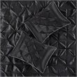 Madison Park Laurel 7-piece Farmhouse Polyester Polyoni Comforter Set in Black