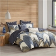 INK+IVY Alpine Mid-Century Cotton Printed Duvet Bedding Set in Navy