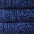 510 Design Big Bundle 12-piece Cotton Bath Towel Set in Navy