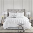 Madison Park Laurel 7-piece Polyester Polyoni Comforter Set in White