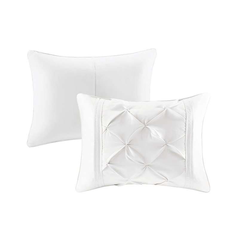 Madison Park Laurel 7-piece Polyester Polyoni Comforter Set in White