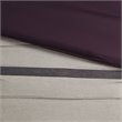 Madison Park Palmer 7-piece Polyester Faux Suede Comforter Set in Purple