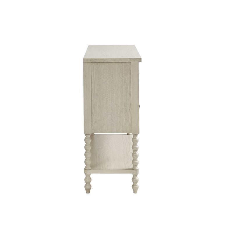 Madison Park Signature Beckett MDF Solid Wood Accent Chest in Natural