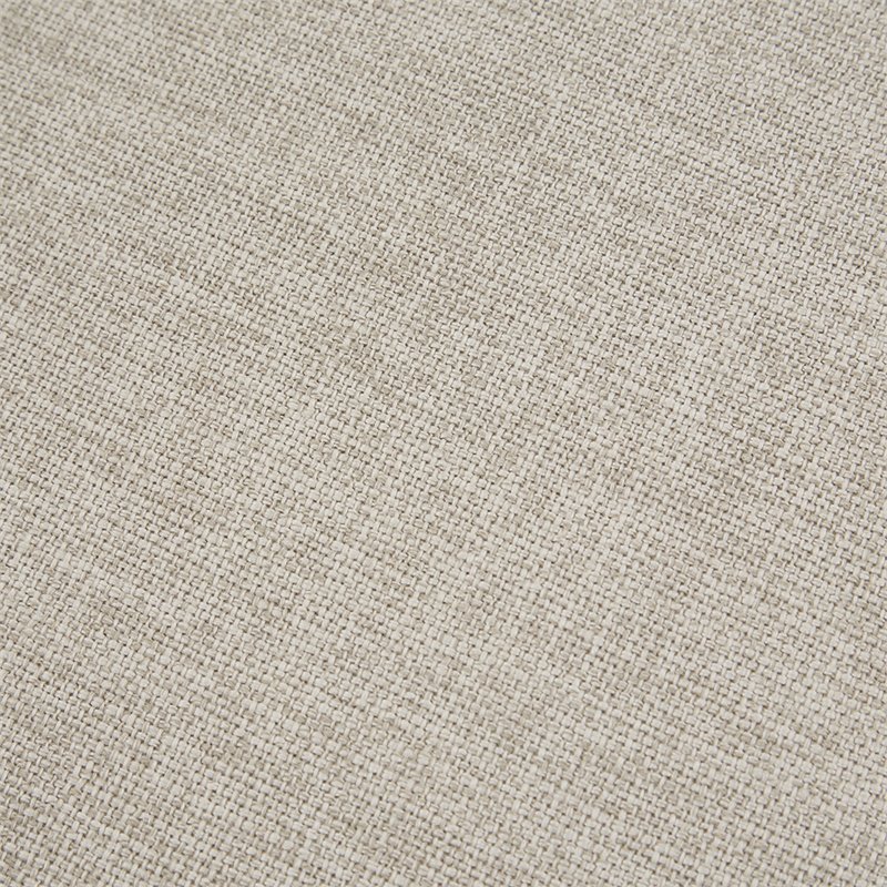 Martha Stewart Isla Solid Wood and Polyester Accent Chair in Natural