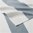 Madison Park Spa Waffle Weave Woven Polyester Shower Curtain in Blue