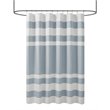 Madison Park Spa Waffle Weave Woven Polyester Shower Curtain in Blue