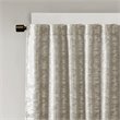 SunSmart Cassius Polyester Fabric Window Panel with BO Lining in Silver/Gray