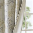 SunSmart Julie Polyester Fabric Botanical Blackout Window Panel in Yellow