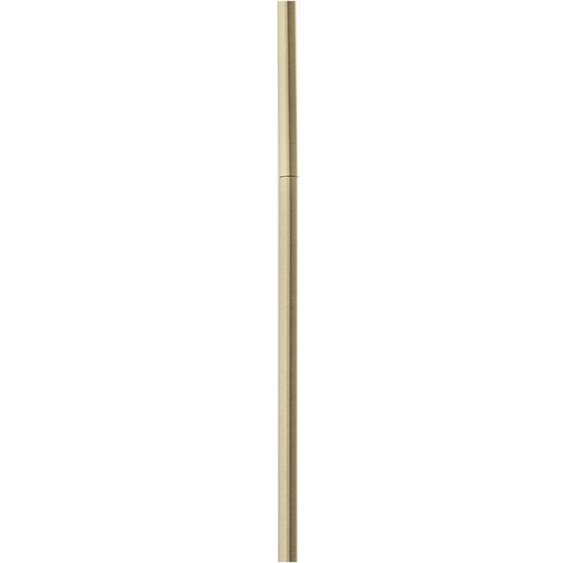 Hampton Hill Melrose Modern Metal Chandelier in Antique Brass/White