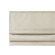 Madison Park Como Faux Silk Room Darkening Cordless Roman Shade in Ivory