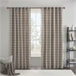 Madison Park Anaheim Polyester Jacquard Panel with Fleece Lining in Brown