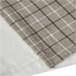 Madison Park Anaheim Polyester Jacquard Panel with Fleece Lining in Brown