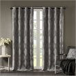 SunSmart Bentley Polyester Knitted Coated Total Blackout Window Panel - Charcoal