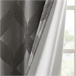 SunSmart Bentley Polyester Knitted Coated Total Blackout Window Panel - Charcoal