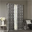 SunSmart Bentley Polyester Knitted Coated Total Blackout Window Panel - Charcoal