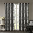 SunSmart Bentley Polyester Knitted Coated Total Blackout Window Panel - Charcoal