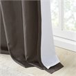 Madison Park Serene Polyester Fabric Window Panel with Lining in Brown/Red