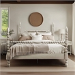 Madison Park Signature Beckett Solid Wood King Bed in Natural Whitewash