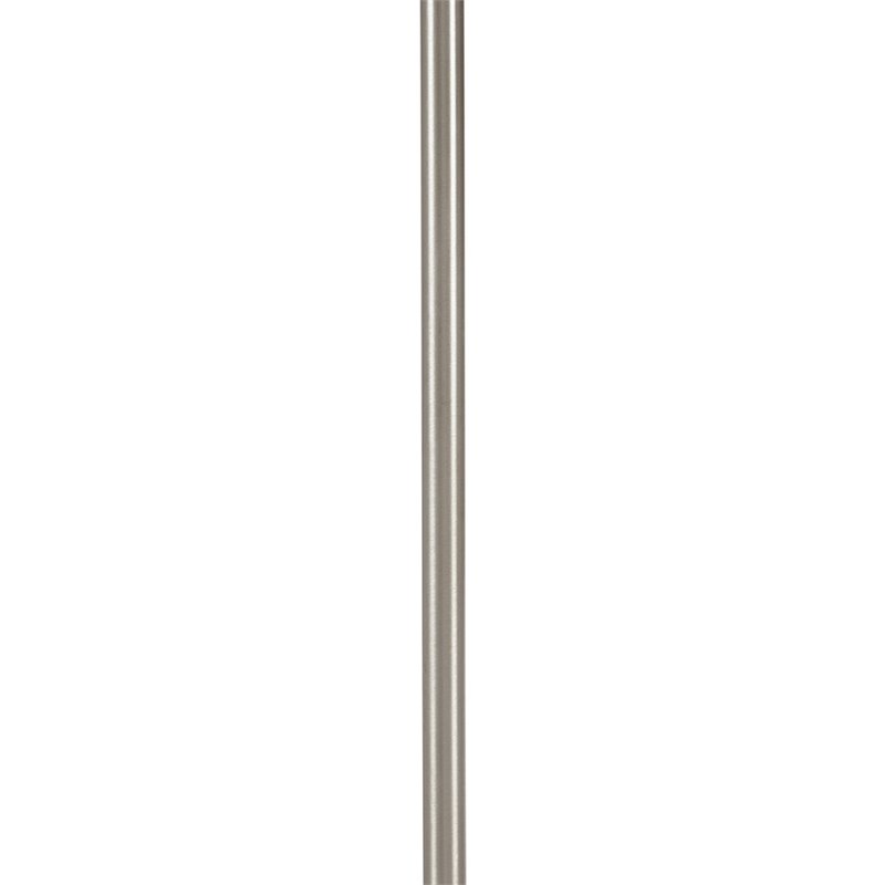 Hampton Hill Presidio Transitional Metal and Fabric Chandelier in White/Silver