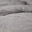 Madison Park Walter 7-Piece Polyester Printed Seersucker Comforter Set in Gray