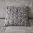 Madison Park Walter 7-Piece Polyester Printed Seersucker Comforter Set in Gray