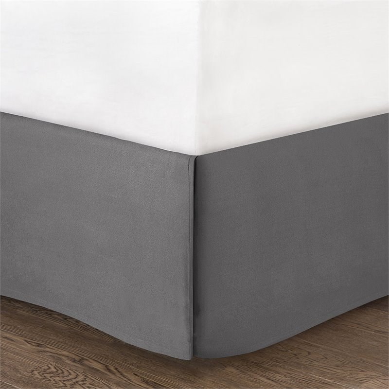 Madison Park Walter 7-Piece Polyester Printed Seersucker Comforter Set in Gray