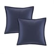 Madison Park Zennia 7-Piece Polyester Comforter Set with Throw Blanket in Blue