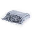 Madison Park Zennia 7-Piece Polyester Comforter Set with Throw Blanket in Blue