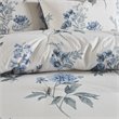 Madison Park Zennia 7-Piece Polyester Comforter Set with Throw Blanket in Blue
